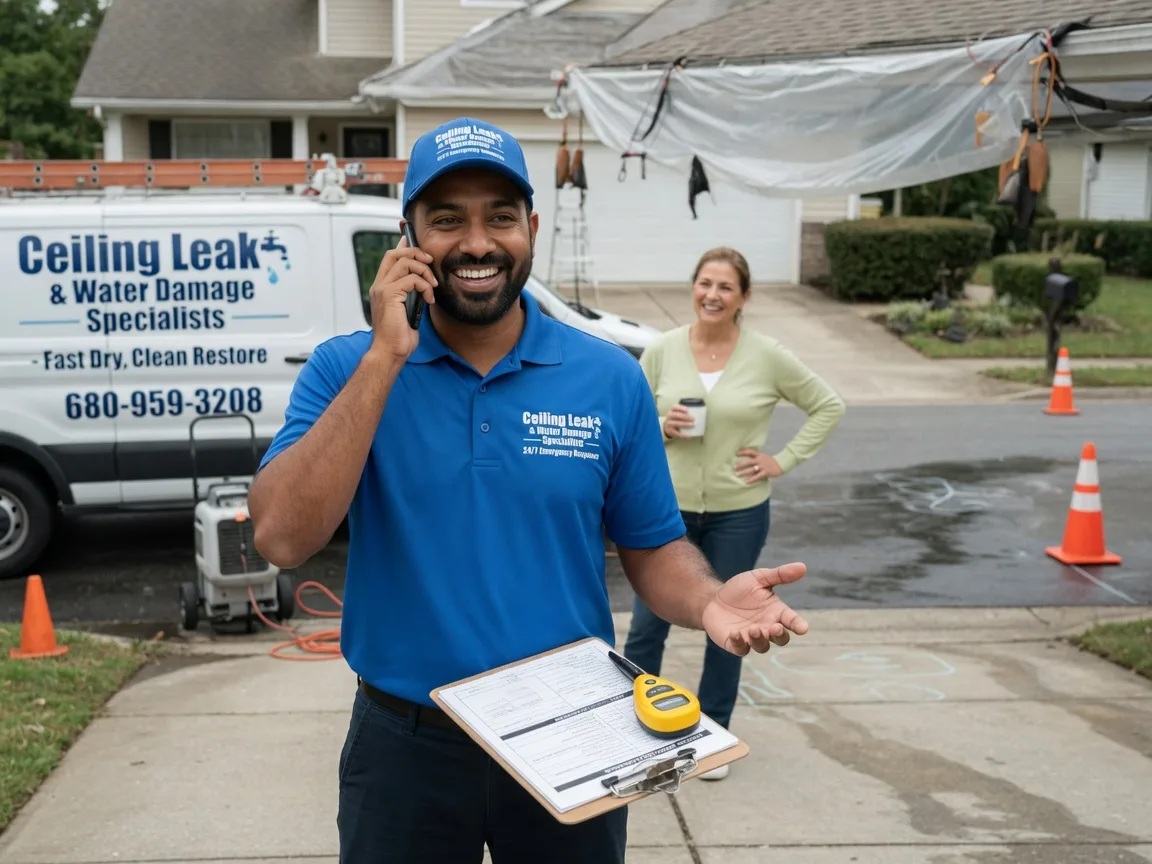 Ceiling Leak Cleanup Huffman, TX FAQs